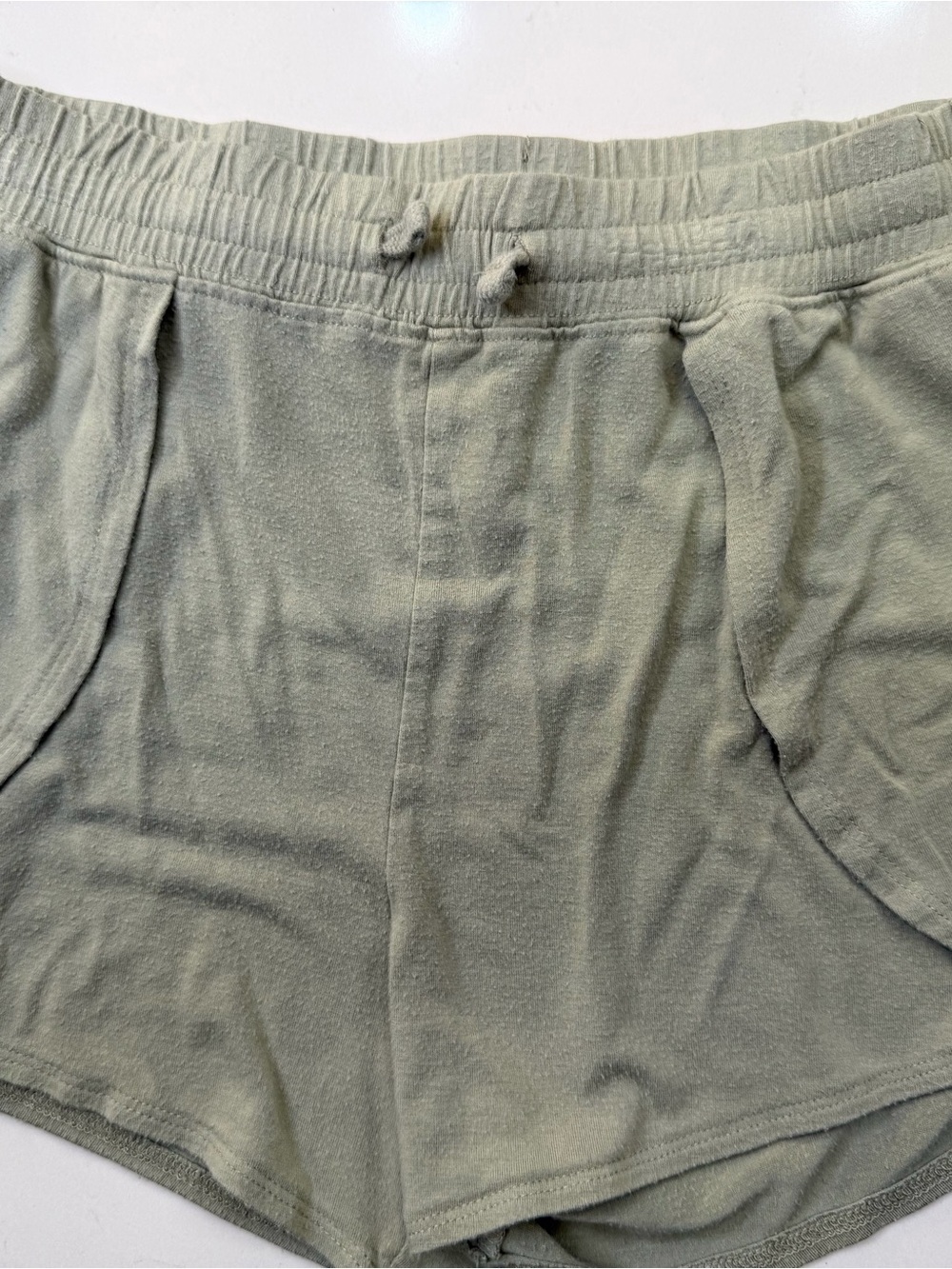 Abercrombie Kids Girls Sage Green Knit Dolphin Shorts Size 9/10